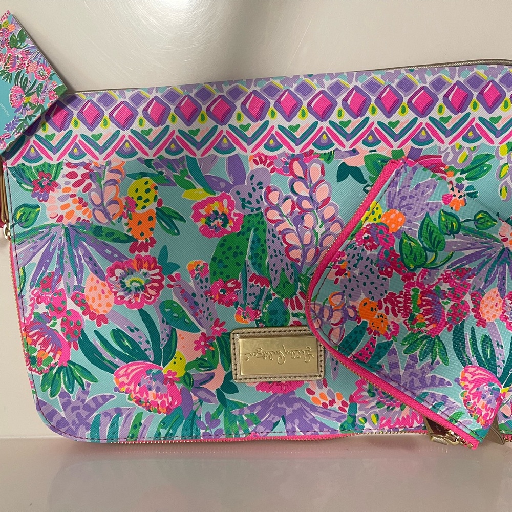 Lilly Pulitzer Colorful Floral Tablet Case includes both cases